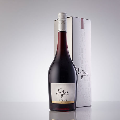 Kylie Gift Merlot in a gift box