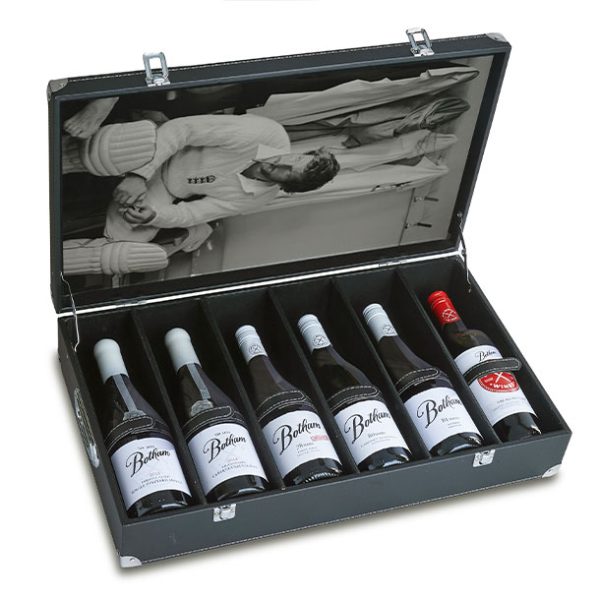 Leather case of 6 wines