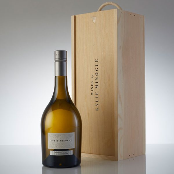 Kylie Minogue Chardonnay in a Wooden Gift Box