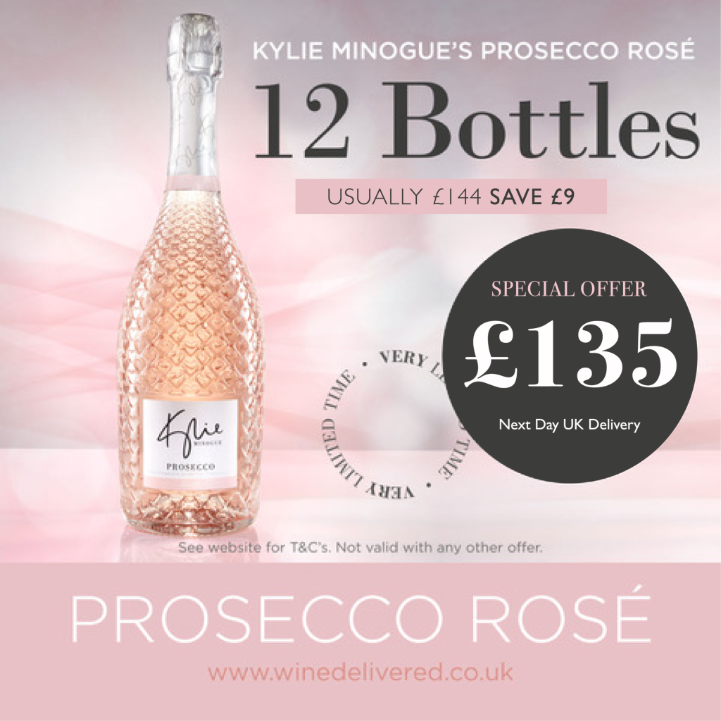 Kylie Minogue Wines NON Alcoholic Sparkling Rose Launch 2022