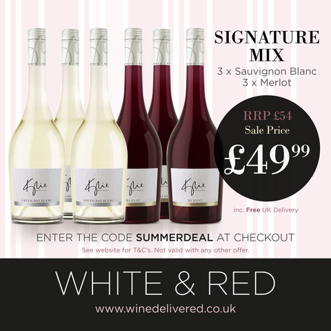 Mixed Case of 6 Kylie Minogue wine offer