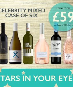 celebrity Mixed case of six