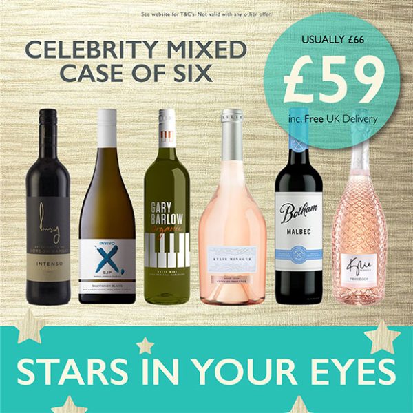 celebrity Mixed case of six