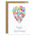 Colourful Balloons Birthday Card
