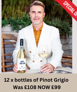 Gary Barlow Pinot Grigio Offer